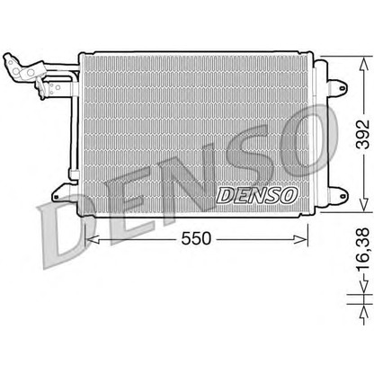 Foto Kondensator, Klimaanlage DENSO DCN32002