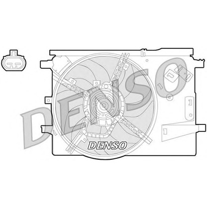 Foto Ventilador, refrigeración del motor DENSO DER09053