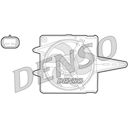 Photo Ventilateur, refroidissement du moteur DENSO DER09056