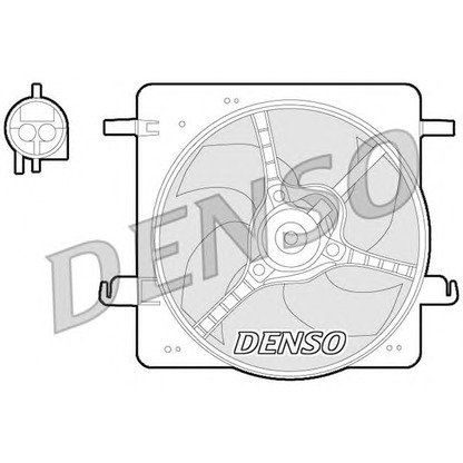 Foto Ventilador, refrigeración del motor DENSO DER10008