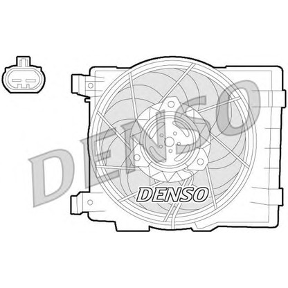 Photo Fan, A/C condenser DENSO DER20015