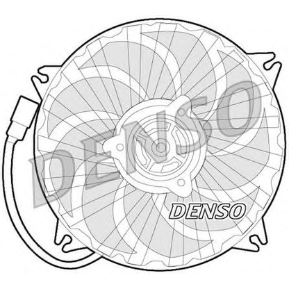 Фото Вентилятор, охлаждение двигателя DENSO DER21016