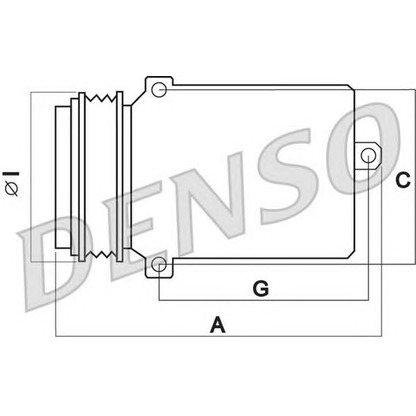 Foto Kompressor, Klimaanlage DENSO DCP02048