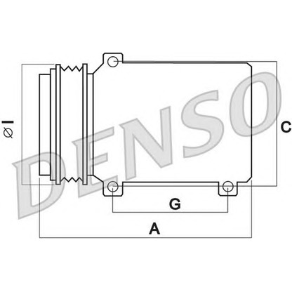 Foto Kompressor, Klimaanlage DENSO DCP02036