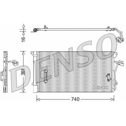 Photo Condenser, air conditioning DENSO DCN02027