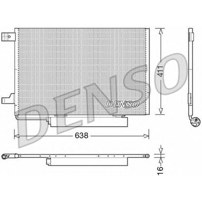 Photo Condenseur, climatisation DENSO DCN17006