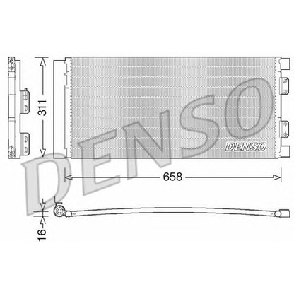 Photo Condenser, air conditioning DENSO DCN14002