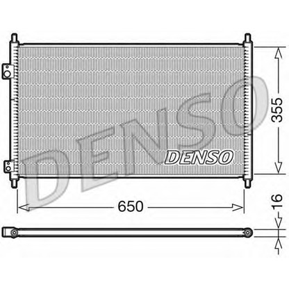 Photo Condenser, air conditioning DENSO DCN40018