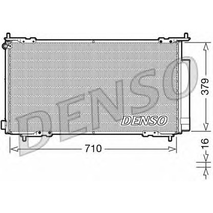 Фото Конденсатор, кондиционер DENSO DCN40015