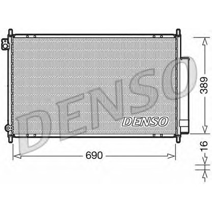 Foto Condensador, aire acondicionado DENSO DCN40016