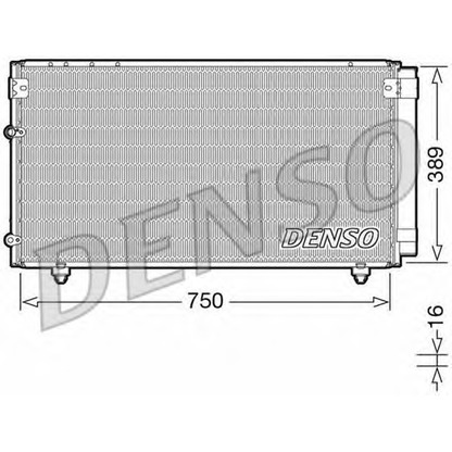 Photo Condenser, air conditioning DENSO DCN50042