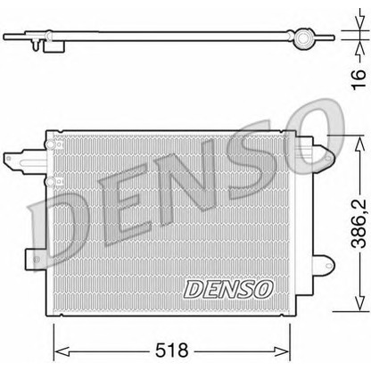 Photo Condenser, air conditioning DENSO DCN02005