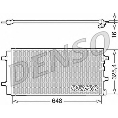 Photo Condenseur, climatisation DENSO DCN02021