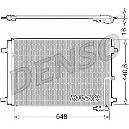 Photo Condenser, air conditioning DENSO DCN02022