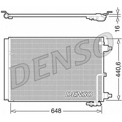 Photo Condenser, air conditioning DENSO DCN02025