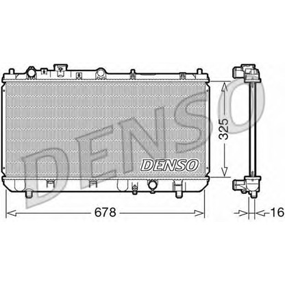 Foto Kühler, Motorkühlung DENSO DRM44032