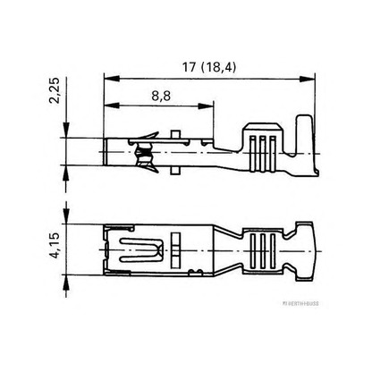 Photo Crimp Connector HERTH+BUSS 50253234088