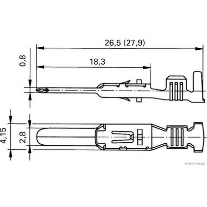 Photo Crimp Connector HERTH+BUSS 50253251