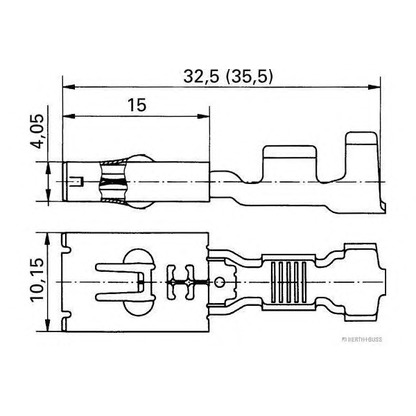 Photo Crimp Connector HERTH+BUSS 50253260