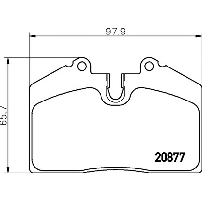 Photo Brake Pad Set, disc brake MINTEX MDB1992