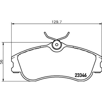 Foto Bremsbelagsatz, Scheibenbremse MINTEX MDB82067