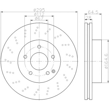 Photo Brake Disc MINTEX MDC2214