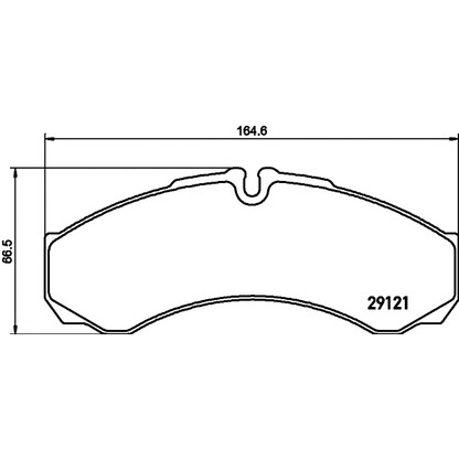 Photo Brake Pad Set, disc brake MINTEX MDB2026