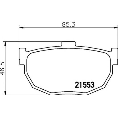 Foto Kit pastiglie freno, Freno a disco MINTEX MDB1450