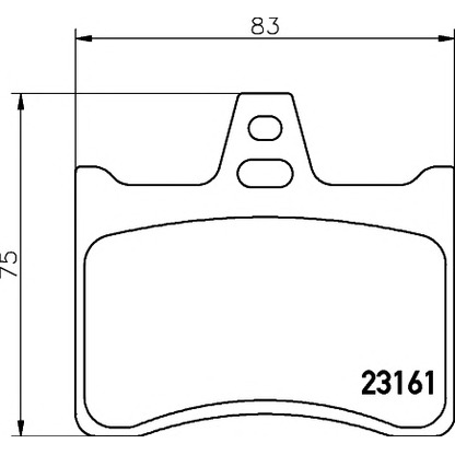 Photo Brake Pad Set, disc brake MINTEX MDB1881