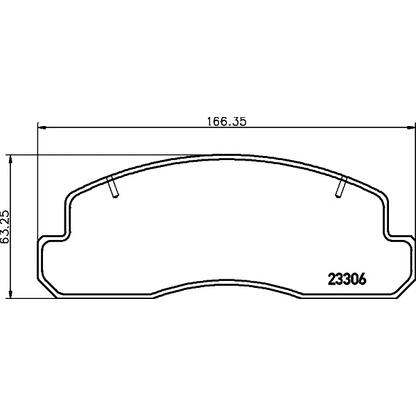 Photo Brake Pad Set, disc brake MINTEX MDB1725