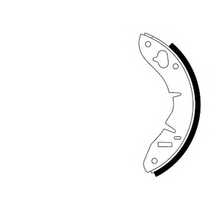 Photo Brake Shoe Set MINTEX MSK004