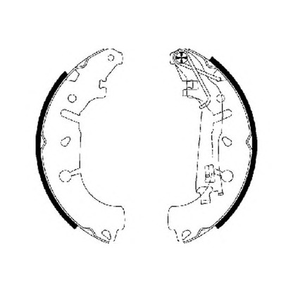 Photo Brake Shoe Set MINTEX MSK280