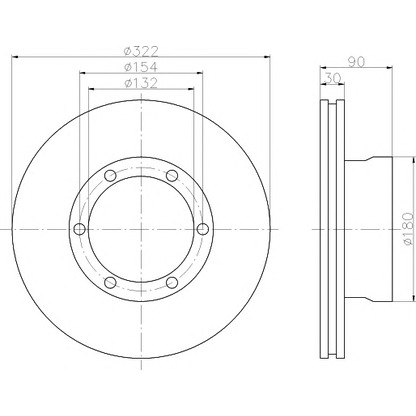 Foto Disco de freno MINTEX MDC1251