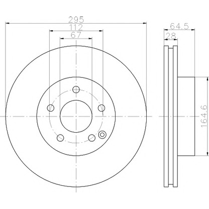 Photo Disque de frein MINTEX MDC2014