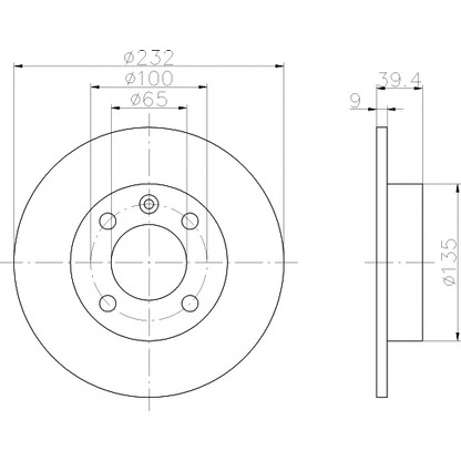 Photo Brake Disc MINTEX MDC1470