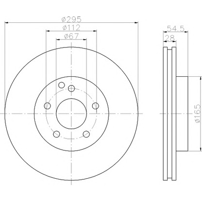 Photo Brake Disc MINTEX MDC1616