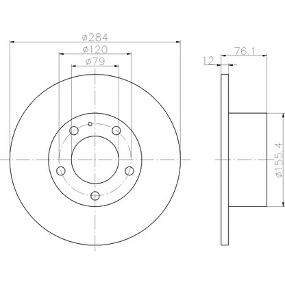 Foto Disco de freno MINTEX MDC270