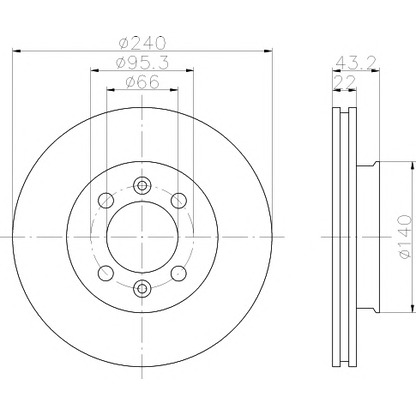 Photo Kit de plaquettes de frein, frein à disque MINTEX MDK0071