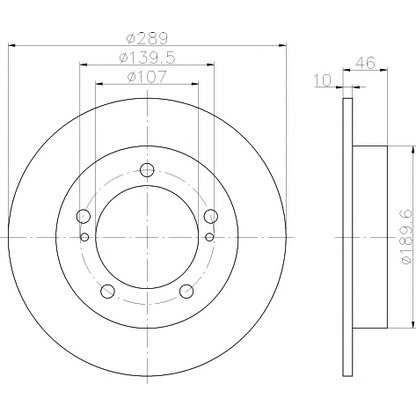 Photo Brake Disc MINTEX MDC419