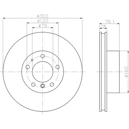 Photo Brake Disc MINTEX MDC477