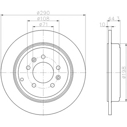 Foto Disco de freno MINTEX MDC701