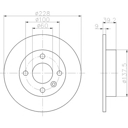 Foto Disco de freno MINTEX MDC792