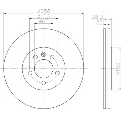 Foto Disco de freno MINTEX MDC800