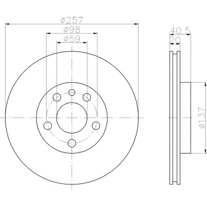 Photo Brake Disc MINTEX MDK0126