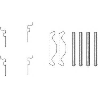 Photo Accessory Kit, disc brake pads MINTEX MBA1683