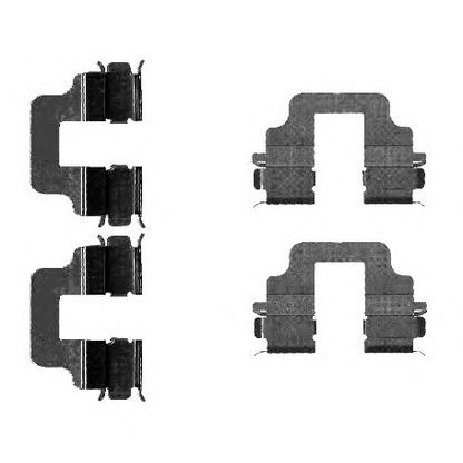 Photo Accessory Kit, disc brake pads MINTEX MBA1712