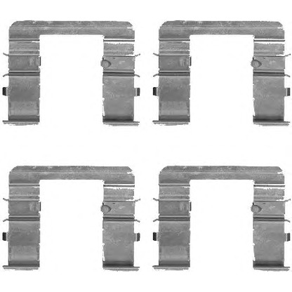 Photo Accessory Kit, disc brake pads MINTEX MBA1744