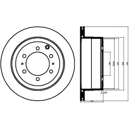 Фото Тормозной диск MINTEX MDC1303