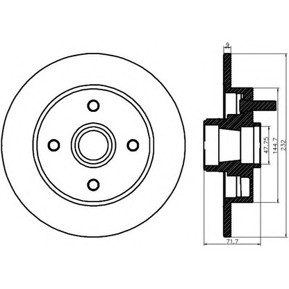 Photo Brake Disc MINTEX MDC1291