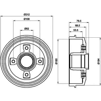 Foto Bremstrommel MINTEX MBD032